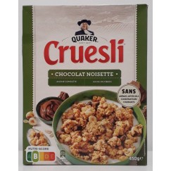 CRUESLI CHOC/NOIS 450G QUAKER