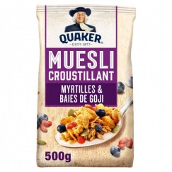 MUESLI GOJI/MYRT 450G QUAKER