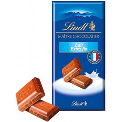TAB LAIT EXTRA LINDT 110G
