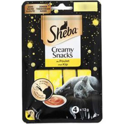 SNACK CREAMY POULET 4X12G SHEB