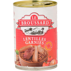 LENTILLES GARNIES 1/2 420G BRO