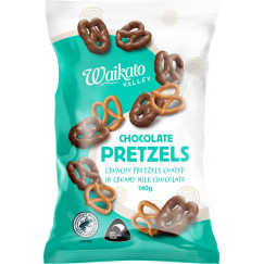 BRETZELS CHOCO 140G WAIKATO