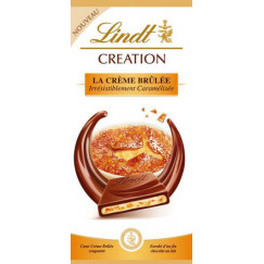 LINDT TABL LT CREM BRULEE 150G