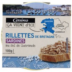 RILLETTE SARDINE 100G CO