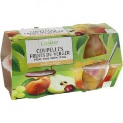 COUPELLE FRUITS VERGER 4X113G