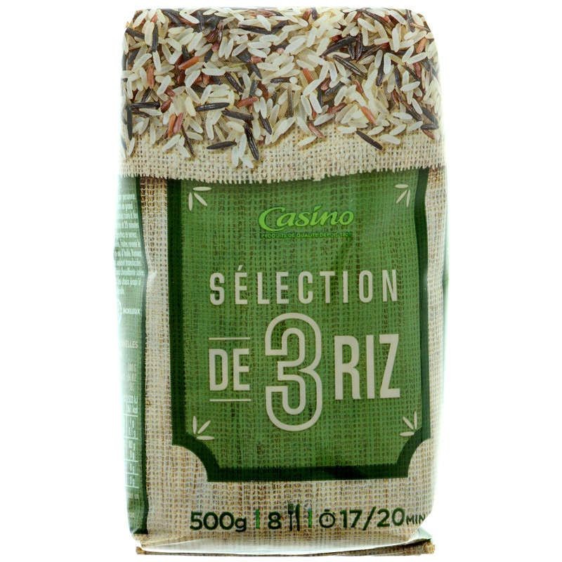 RIZ 3GRAINS 500G CO RIZ 3GRAINS 500G CO